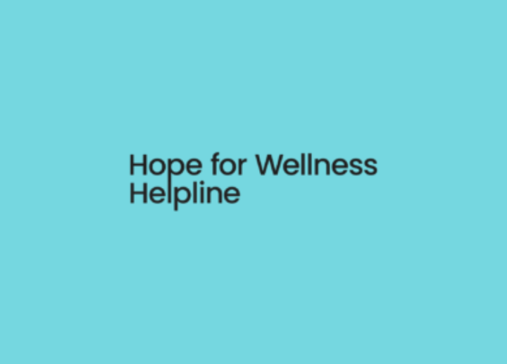 Hope for Wellness Helpline Logo