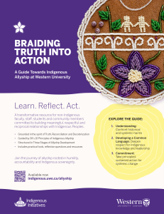 Braiding Truth Into Action Poster