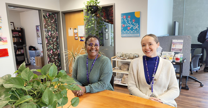 Counsellors Michelle and Rose 